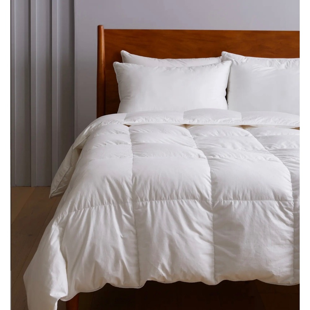Quince Premium Down Alternative Duvet Insert Comforter King White Goose Down